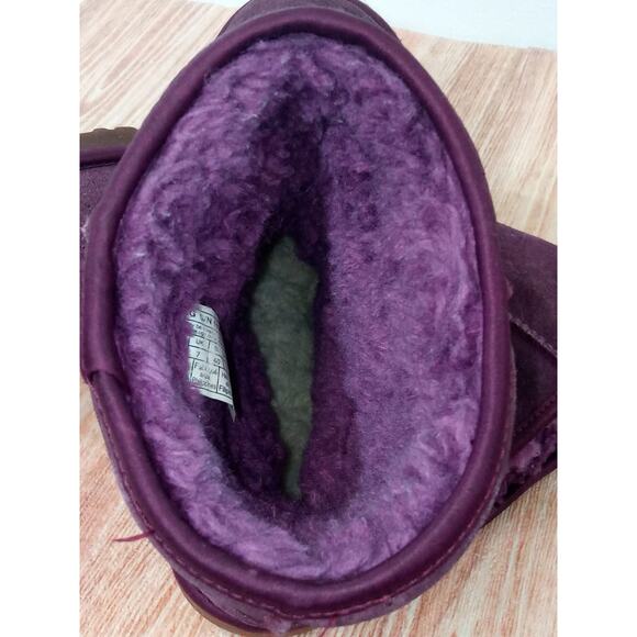 UGG Women’s Boots Classic Short Purple Metallic Spots Size 9 - Picture 11 of 13